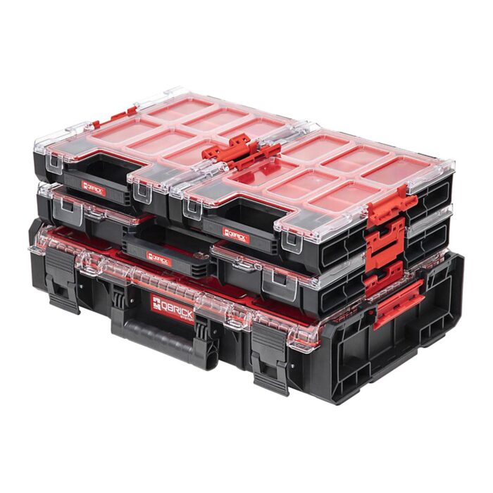 QBRICK Organizatorji iz plastike Qbrick One | P90620 2 kosa, P90619 1 kos, P90616 1 kos