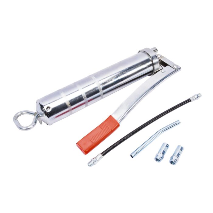 Tlačna mazalna pištola + 2 nastavka | 400 ml