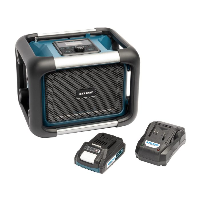 Akumulatorski radio 18 V + baterija 2,0 Ah + polnilnik 2,4 A