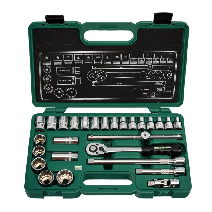 HONITON Set ključev 1/2”, 27 kos HONIDRIVER
