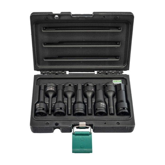 HONITON Komplet udarnih nastavkov 1/2" HEX, 9-delni