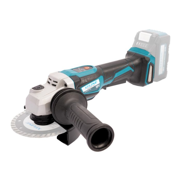 Akumulatorski kotni brusilnik, brezkrtačni z regulacijo 18 V, 125 mm